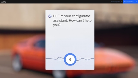 Thumbnail for IBM's Car Configurator Assistant