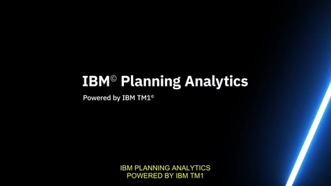 Thumbnail for entry IBM Planning Analytics BR-PT