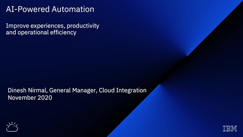 Thumbnail for entry AI 支援的自動化：改善體驗、提高生產力及營運效率