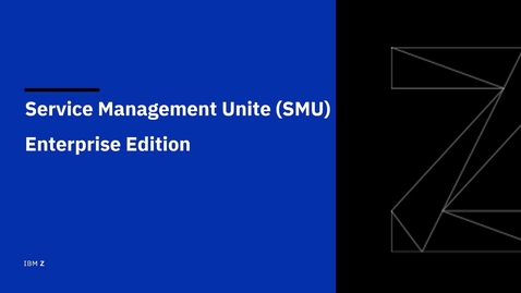 Thumbnail for Getting started with IBM Service Management Unite