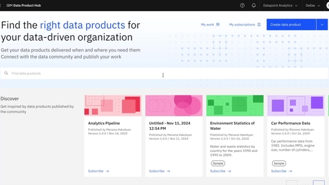 Thumbnail for Data Product Creation Tutorial