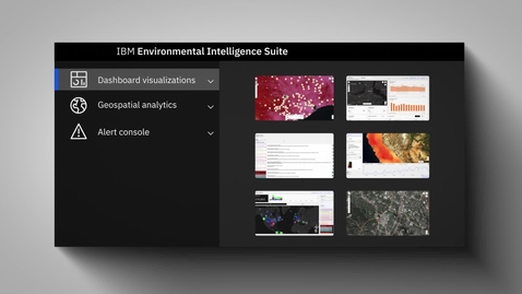 Thumbnail for entry Vídeo con información general sobre Environmental Intelligence Suite