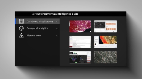 Thumbnail for Vídeo con información general sobre Environmental Intelligence Suite
