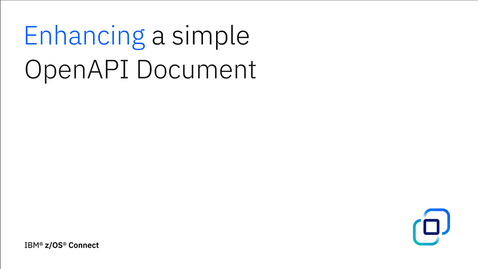 Thumbnail for 02 Creating an OpenAPI document tutorial: Enhancing a simple OpenAPI document