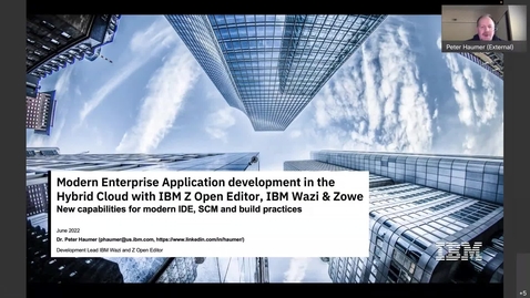 Thumbnail for Get On Board! Enterprise Application Development in the Cloud