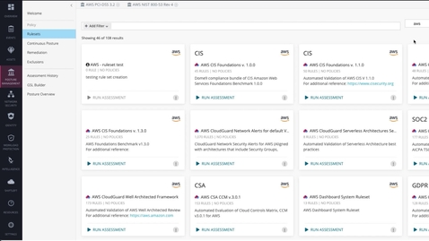 Thumbnail for entry Continuous compliance monitoring for AWS