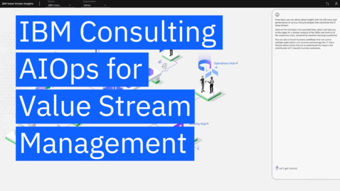 Thumbnail for entry IBM Consulting AIOps for Value Stream Management