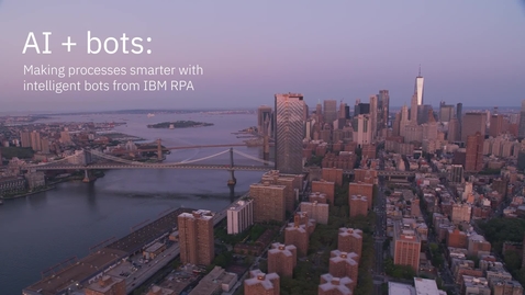 Thumbnail for Inteligencia artificial (IA) de IBM Robotic Process Automation (RPA)