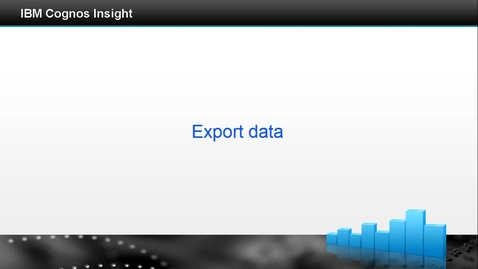 Thumbnail for entry Export data
