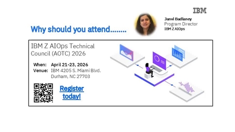 Thumbnail for Why should you attend the AOTC 2026