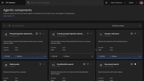Thumbnail for watsonx.governance: Governed Agentic Catalog demo