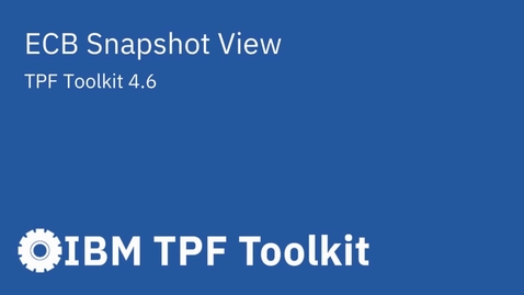 Thumbnail for entry TPF Toolkit: ECB Snapshot View