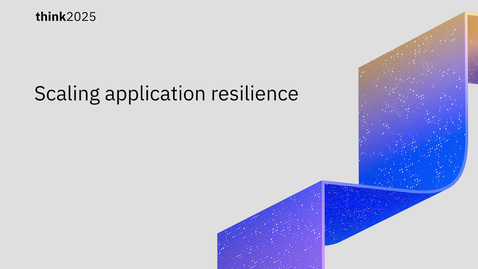 Thumbnail for Scaling application resilience