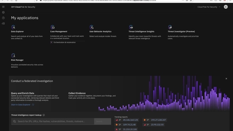 Thumbnail for entry [데모]IBM Cloud Pak for Security로 Exchange Zero-Day 위협을 감지 및 대응