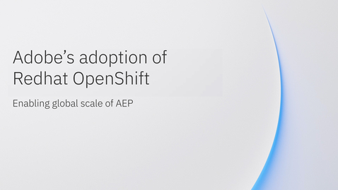 Thumbnail for Redhat Openshift Adoption
