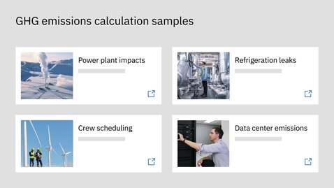 Thumbnail for Environmental Intelligence - Greenhouse gas calculator