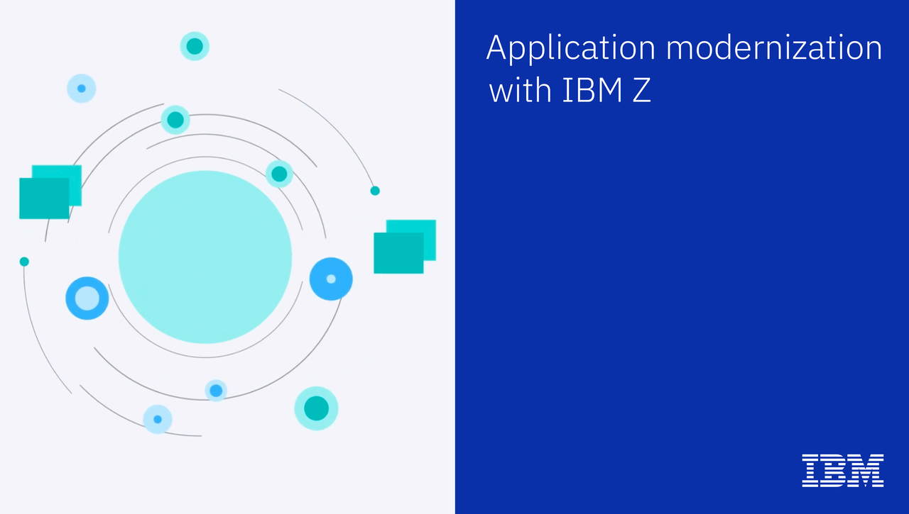 IBM Z application modernization in place