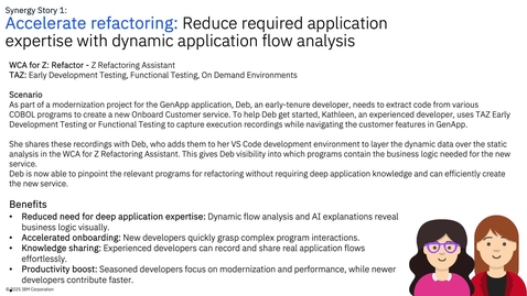 Thumbnail for Accelerate Refactoring: Reduce required application expertise with TAZ and WCA4Z