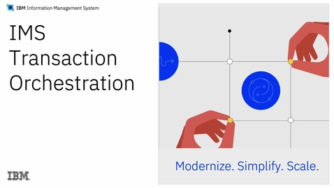 Thumbnail for IMS transaction orchestration