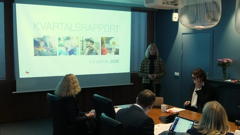Thumbnail for Presentasjon av årsresultat 2018