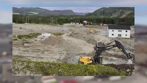 Thumbnail for Logistikksenter Trondheim - timelapse