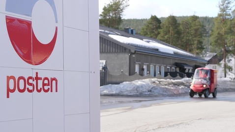 Thumbnail for Brev- og pakkeroboten testes i Kongsberg