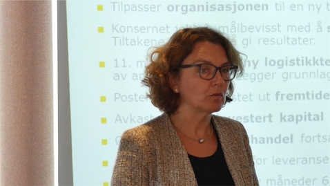 Thumbnail for Presentasjon av halvårsresultat 2017