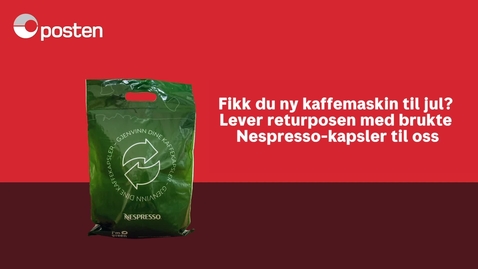 Thumbnail for entry Nespresso: Fikk du kaffemaskin til jul?
