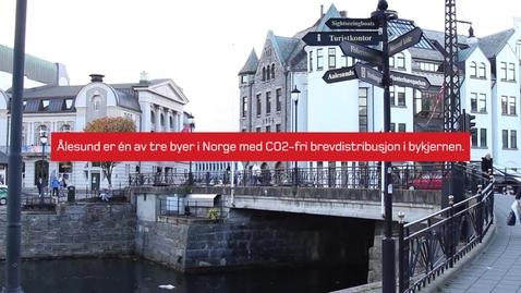 Thumbnail for CO2-fri brevlevering i Ålesund