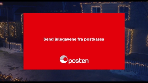 Thumbnail for entry Postens julekampanje 2020 &quot;Send fra egen postkasse&quot;