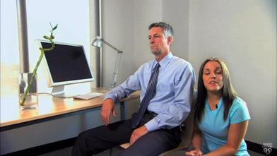 Video Seated stretches for the workplace Mayo Clinic