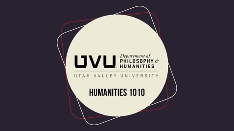 Thumbnail for entry Humanities 1010