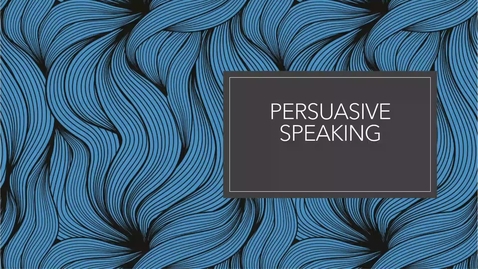 Thumbnail for Persuasive Speaking