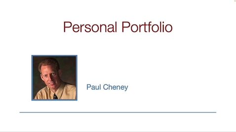 Thumbnail for 1720_03a Personal Portfolio Overview