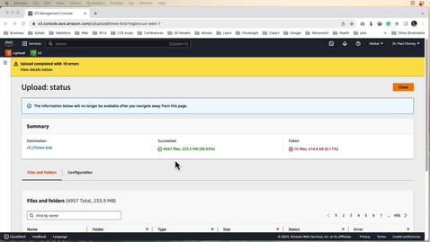 Thumbnail for AWS-bucketF Handling Upload Errors