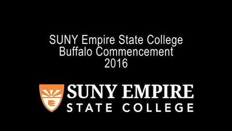 Thumbnail for entry 2016 Buffalo Commencement