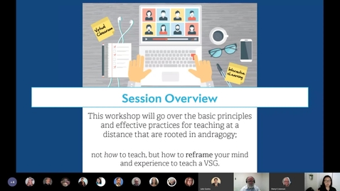 Thumbnail for &quot;The Components of a Virtual Study Group&quot; VSG Webinar Part 1 of 3