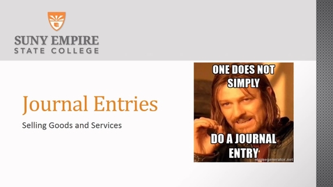 Thumbnail for journal entry sales