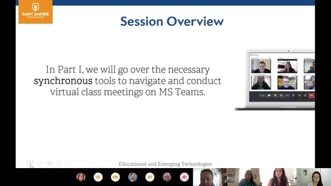 Thumbnail for entry &quot;Synchronous Classes on MS Teams&quot; Webinar