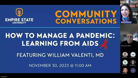 Thumbnail for Community Conversation: How to Manage a Pandemic