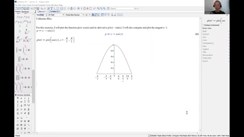 Thumbnail for Calculus 1 M3 and M4 Derivatives and tangent lines in Maple