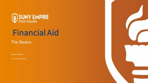 Thumbnail for entry Financial Aid Basics