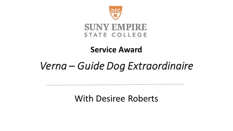 Thumbnail for Verna - Guide Dog Extraordinaire - Retires