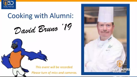 Thumbnail for Cooking with SUNY Empire Alum David Bruno