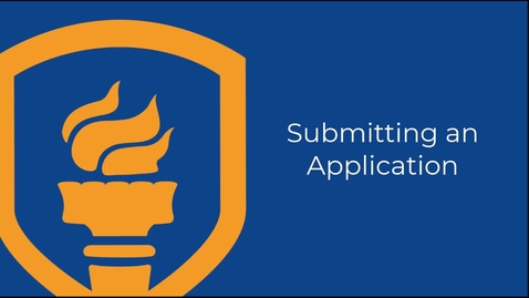 Thumbnail for Submitting an Application