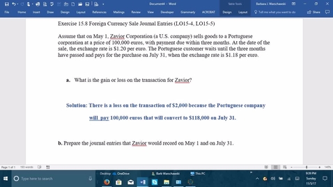 Thumbnail for entry Introductory Accounting 2 - Problem Demo Exercise 15-8