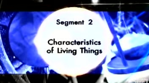 Thumbnail for entry Characteristics of Living Things