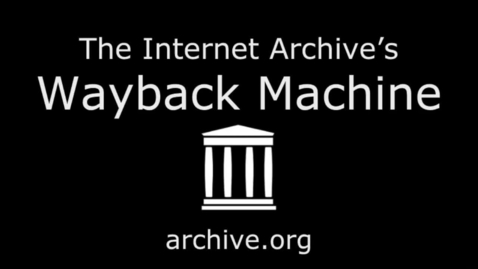 Thumbnail for entry How to use the Wayback Machine
