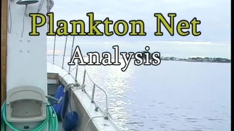 Thumbnail for entry Plankton Net Analysis (Module 3)