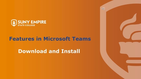 Thumbnail for entry Download and Install for Windows Users - Features in MS Teams